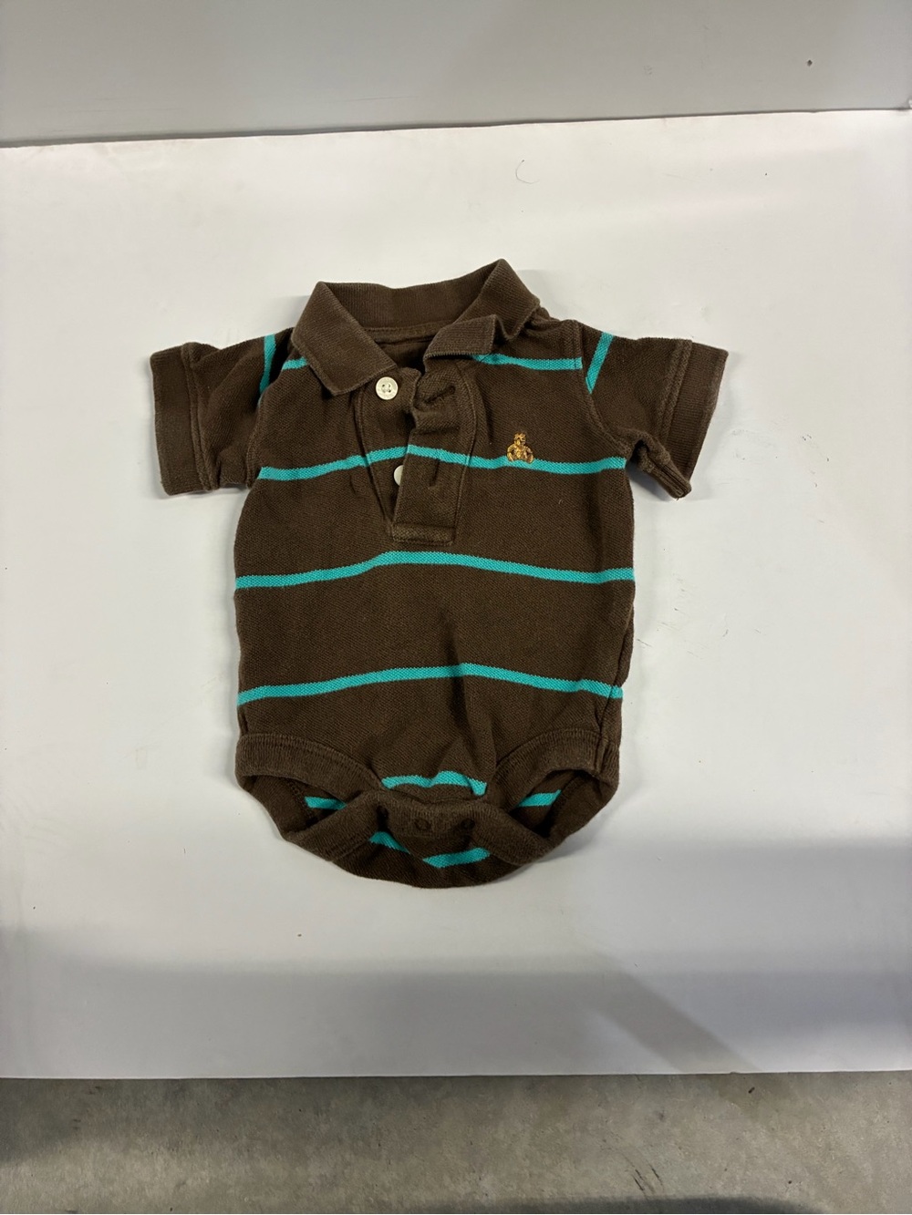 GAP Brown Baby Polo Bodysuit